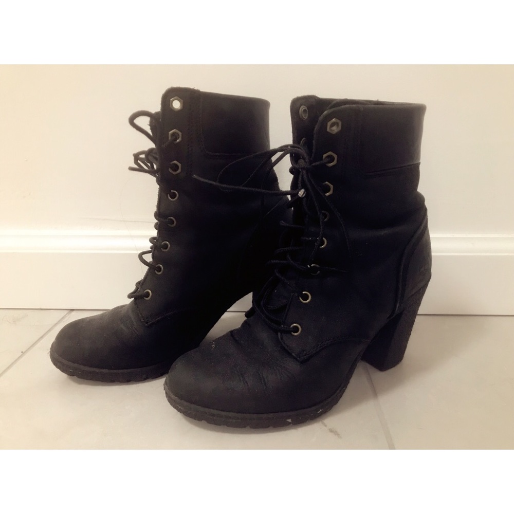 timberland women’s glancy 6-inch boots black